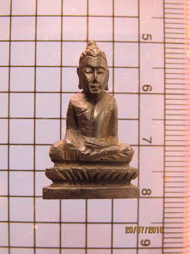 3634 พระพุทธลอยองค์ ไม้งิ้วดำแกะ ก้นจาร ไม่ทราบที่ 