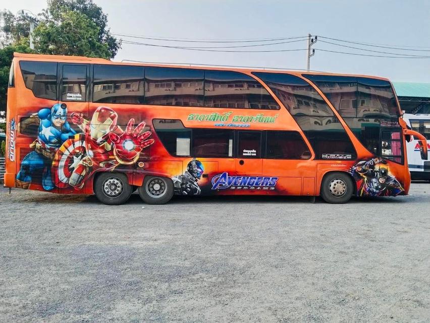 ส่งต่อรถบัสสองชั้น Devu V8 420 Hp